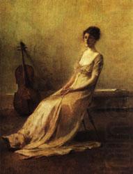 Thomas Dewing The Musician china oil painting image